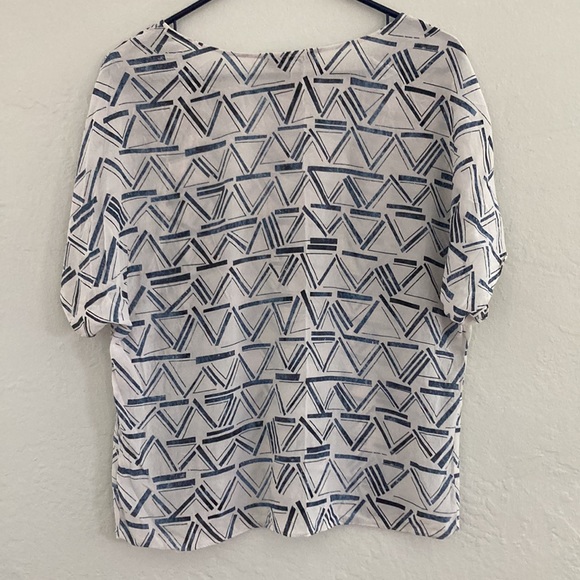 Silk Patterned Top - Picture 2 of 5